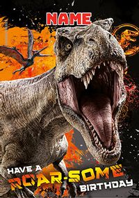 Jurassic World - Roarsome Birthday Card