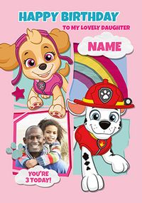 Tap to view Paw Patrol - Daughter Photo Birthday Card