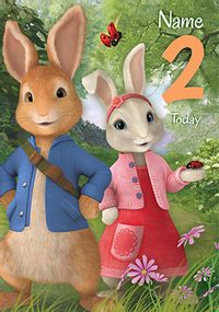 Tap to view Peter Rabbit 2 Today Personalised Birthday Card