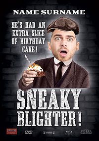 Sneaky Blighter Spoof Photo Birthday Card