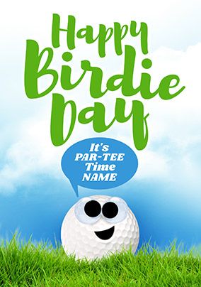 Happy Birdie Day Personalised Card