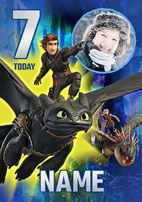 7 Today - How To Train Your Dragon Personalised Card