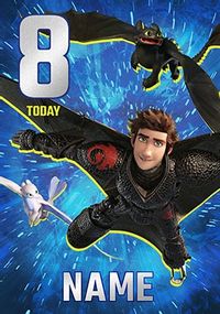 Tap to view 8 Today - How To Train Your Dragon Personalised Card