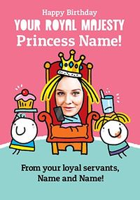 Tap to view Royal Majesty Princess Photo Card