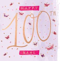Sassy 100th Birthday Card