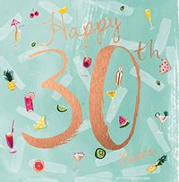 Tap to view Sassy 30th Birthday Card