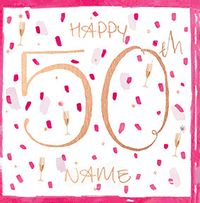 Sassy 50th Birthday Card