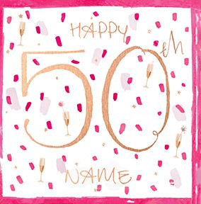 Sassy 50th Birthday Card