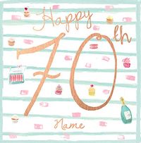 Tap to view Sassy 70th Birthday Card