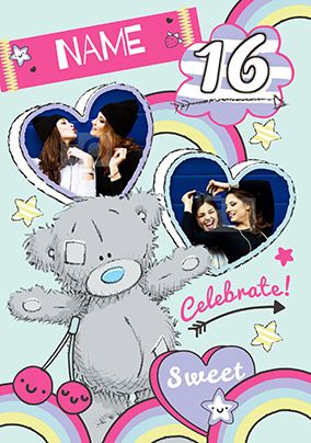 16 Girls Birthday Me To You Photo Card