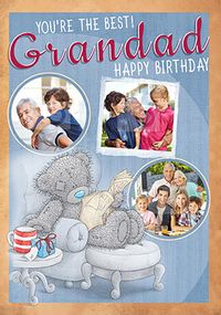 Me To You - Best Grandad Multi Photo Upload Birthday  Card