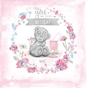 Me To You - For You Personalised Birthday Card