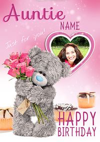 Tap to view Me To You - Auntie Heart Photo Upload Birthday Card