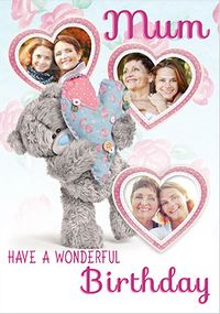 Me To You Mum Multi Photo Upload Birthday Card