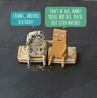 Tap to view Cheesy Birthday Card - Not Old just Extra Mature!