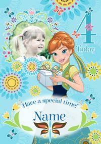 Tap to view Disney's Frozen Birthday Card - 4 Today Photo Upload