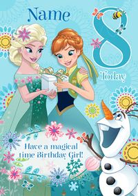 Tap to view Disney's Frozen Birthday Card - Birthday Girl 8 Today