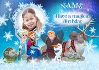 Tap to view Disney's Frozen Birthday Card - Magical Birthday Photo Upload
