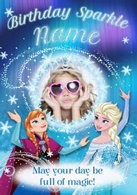Tap to view Disney Frozen Sparkle Birthday Card