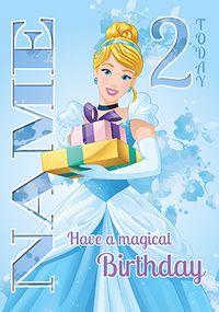 Cinderella 2 Age Birthday Card