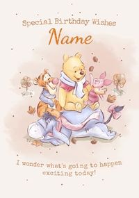 Pooh & Tigger Birthday Card