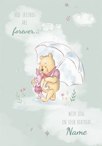 Tap to view Pooh & Piglet Birthday Card