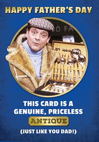Tap to view Only Fools and Horses Priceless Dad Father's Day Card