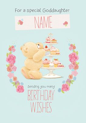 Goddaughter Forever Friends Birthday Card Funky Pigeon Goddaughter Forever Friends Birthday Card Funky Pigeon
