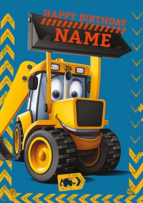Happy Birthday Joey JCB Personalised Card | Funky Pigeon Happy Birthday Joey JCB Personalised Card | Funky Pigeon