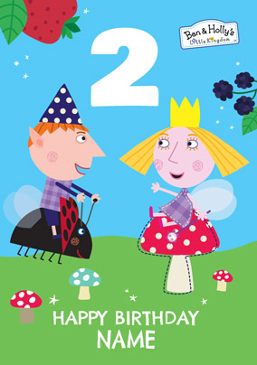 Kids Birthday Cards Personalised Ben And Holly S Little Kingdom
