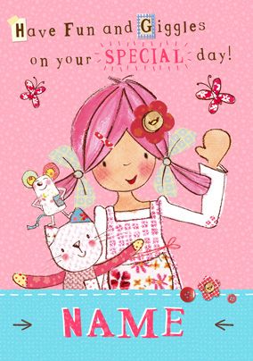 Emily Button - Special Day Personalised Card