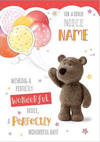 Tap to view Barley Bear Niece Birthday Card