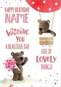 Barley Bear Beautiful Day Personalised Card