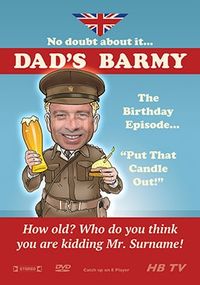 Dad's Barmy Spoof Photo Card