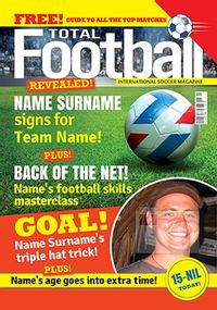 Tap to view Hot Mags - Birthday Card Total Football