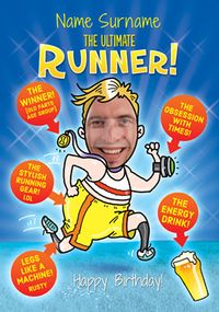 The Ultimate - Birthday Card The Ultimate Male Runner