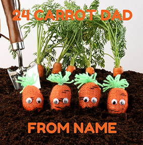 24 Carrot Dad Card - Knit  Purl