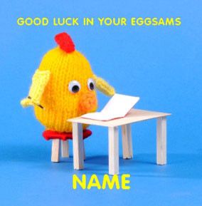 Knit & Purl - Good Luck Eggsams