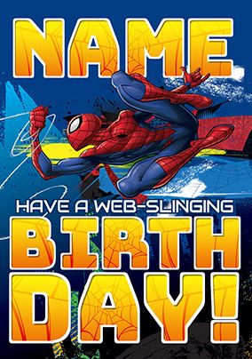 Spider-Man Birthday Card