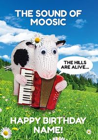 Sound Of Moosic Personalised Birthday Card