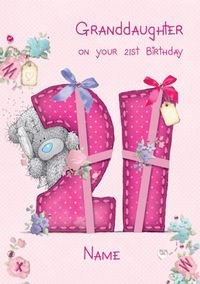 Tap to view Me To You - Birthday Granddaughter 21 Card