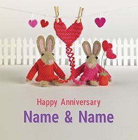 Feltipips Anniversary Love Card