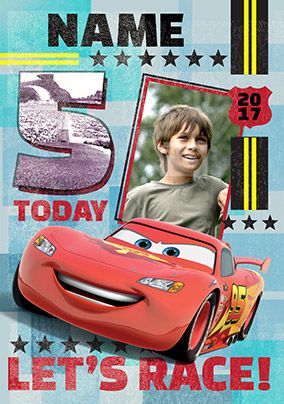 Disney Cars - Birthday Card Age 5