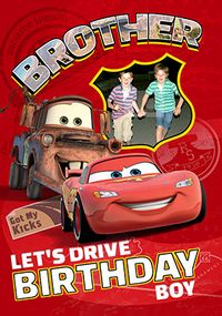 Tap to view Disney Cars - Birthday Card Brother