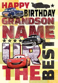 Disney Cars - Birthday Card Grandson