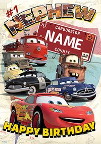 Tap to view Disney Cars - Birthday Card Nephew