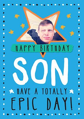 Happy Birthday Son Card - Rock Paper Awesome