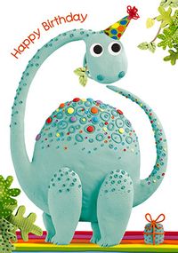 Tap to view Happy Birthday Dinosaur Card