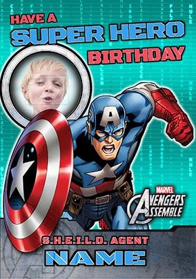 Avengers Assemble - Captain America Birthday Boy
