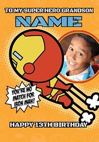 Marvel Kawaii Art - Iron Man Age 13 Grandson